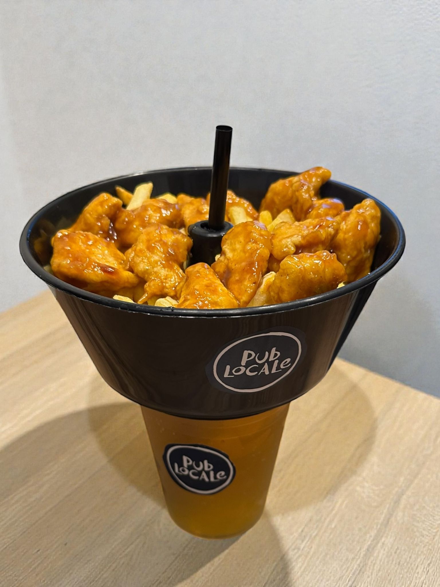 Popcorn Chicken + 50 cl Tuborg